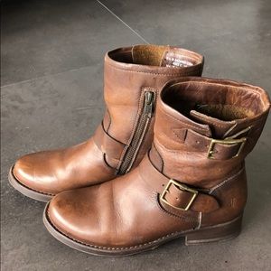 Frye Brown Moto Boot 5.5